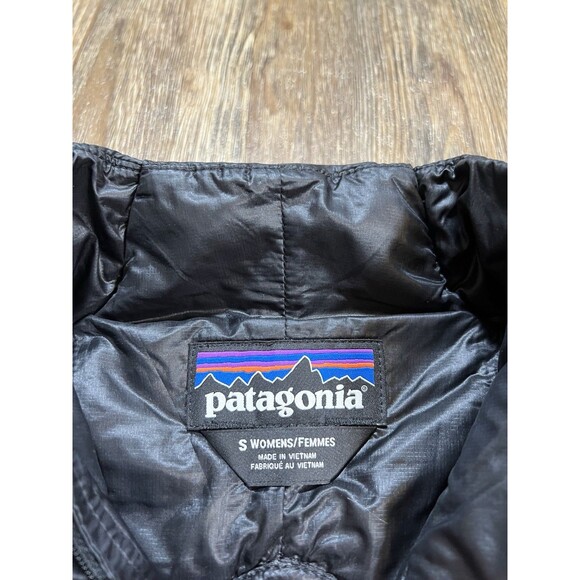 Patagonia Women's S Micro Puff Black Quilted Insulated Jacket Full Zip - Picture 4 of 10